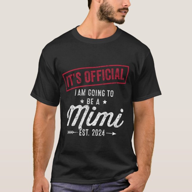 Camiseta Será La Primera Abuela De Mimi (Anverso)