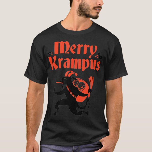 Camiseta Será Mejor Que Estés Bien, Porque Krampus Viene Es (Anverso)