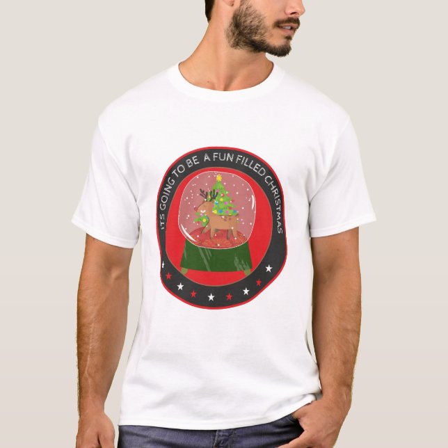 Camiseta Será un navidad divertido (Anverso)