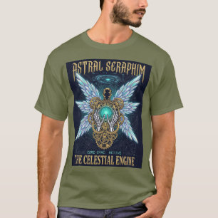 Camiseta Serafín Astral El Motor Celestial Arte Cyberpunk