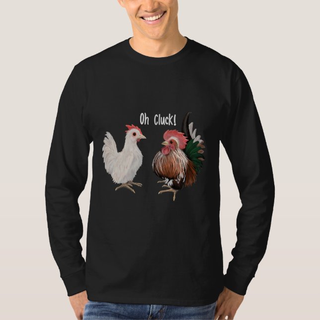 Camiseta Serama Chicken Amantes Oh Cluck Hen (Anverso)