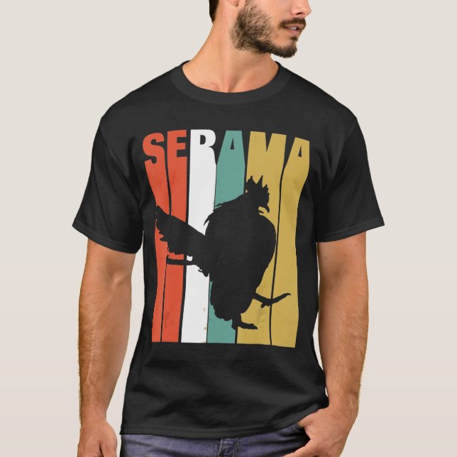 Camiseta Serama Chicken Classic Vintage Retro (Anverso)
