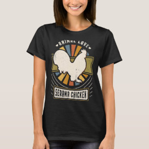 Camiseta Serama Chicken Vintage Classic Retro Animal