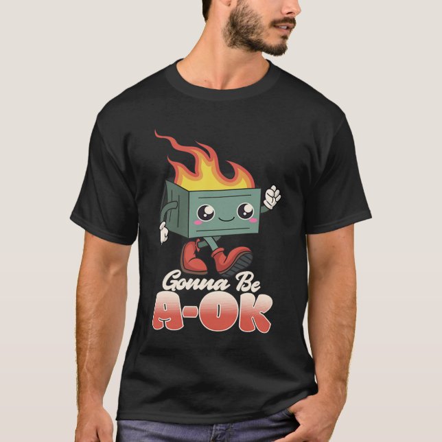 Camiseta Serán Un Pan Retro De Tono Bien Existente (Anverso)