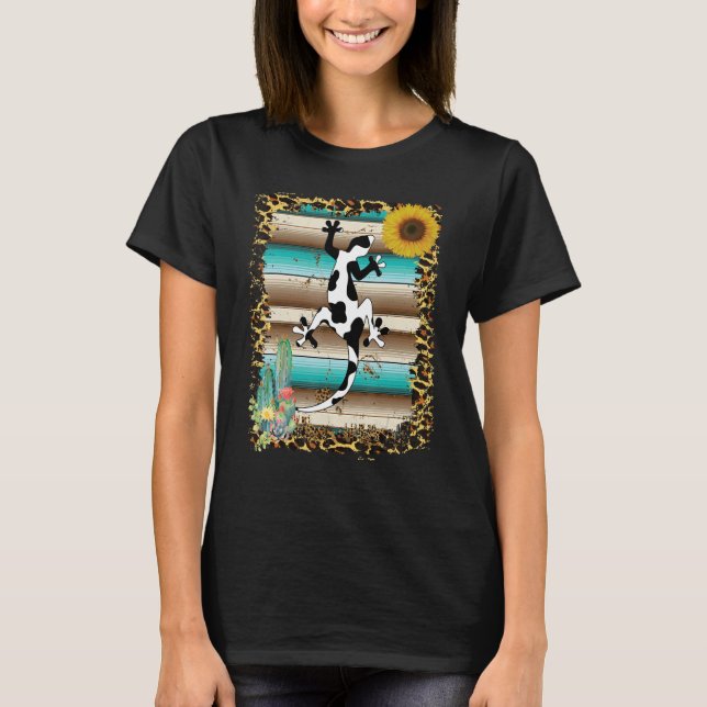 Camiseta Serape Lizard Boho Reptiles de estilo suroeste 1 (Anverso)