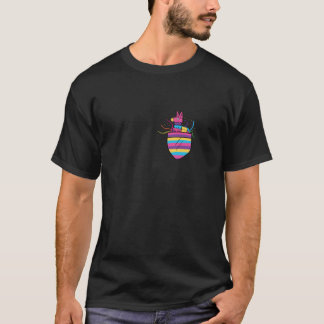 Camiseta Serape Pocket Pinata Fiesta de Fiesta de la manta