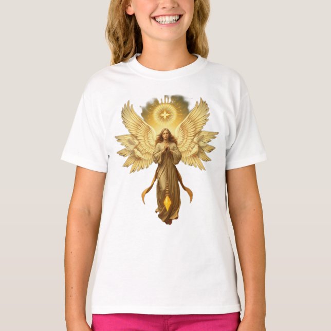 Camiseta „Seraphim – Flammen des Lichts, Wächter der Seele“ (Anverso)