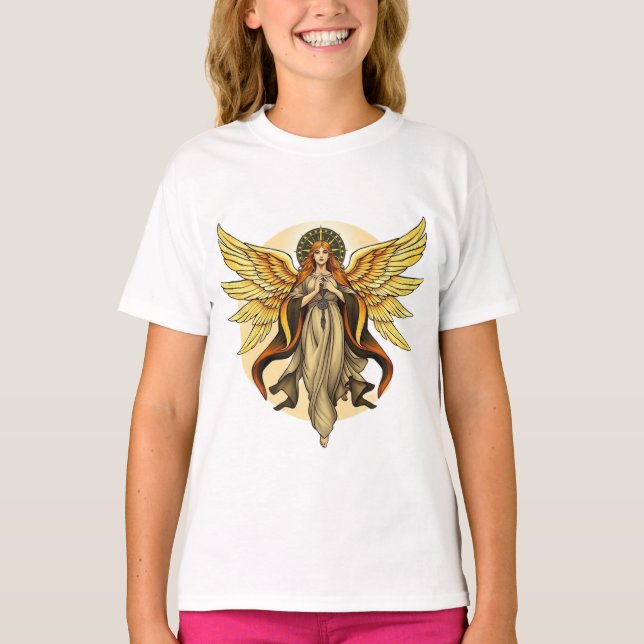 Camiseta „Seraphim – Flammen des Lichts, Wächter der Seele“ (Anverso)