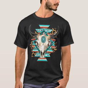 Camiseta Serapi Occidental Cráneo de Vaca Azteca Cráneo de 