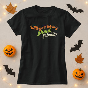 Camiseta Serás Mi Amigo De Ghouend Funny Halloween Pun