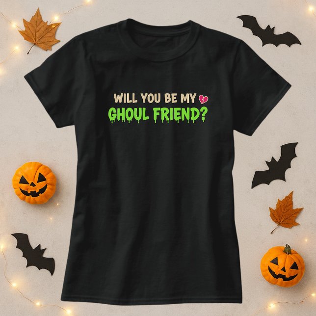 Camiseta Serás Mi Amigo De Ghoul Romantique Halloween (Subido por el creador)