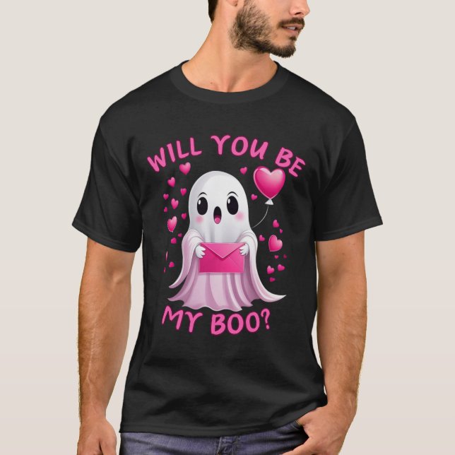 Camiseta Serás Mi Estacion Fantastica Fantasma Halloween (Anverso)