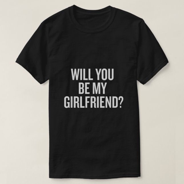 Camiseta Serás Mi Novia (Diseño del anverso)