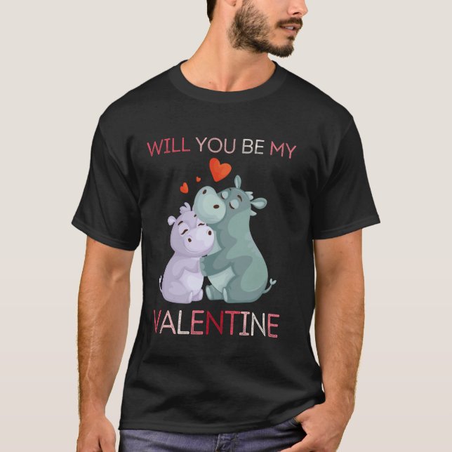 Camiseta ¿Serás mi novio Día de San Valentín divertido peca (Anverso)
