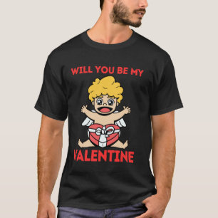 Camiseta ¿Serás mi San Valentín divertido día de San Valent