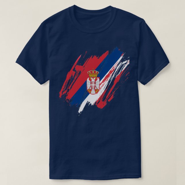 Camiseta Serbia (Diseño del anverso)