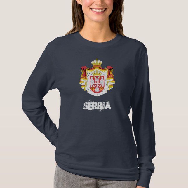 Camiseta Serbia (Belgrado, Jagodina, Novi Sad) (Anverso)