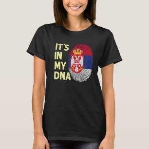 Camiseta Serbia En Mi Adn Equipo De Bandera Serbia Serbio O
