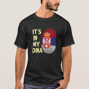 Camiseta Serbia En Mi Adn Equipo De Bandera Serbia Serbio O