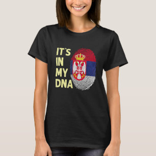 Camiseta Serbia En Mi Adn Equipo De Bandera Serbia Serbio O
