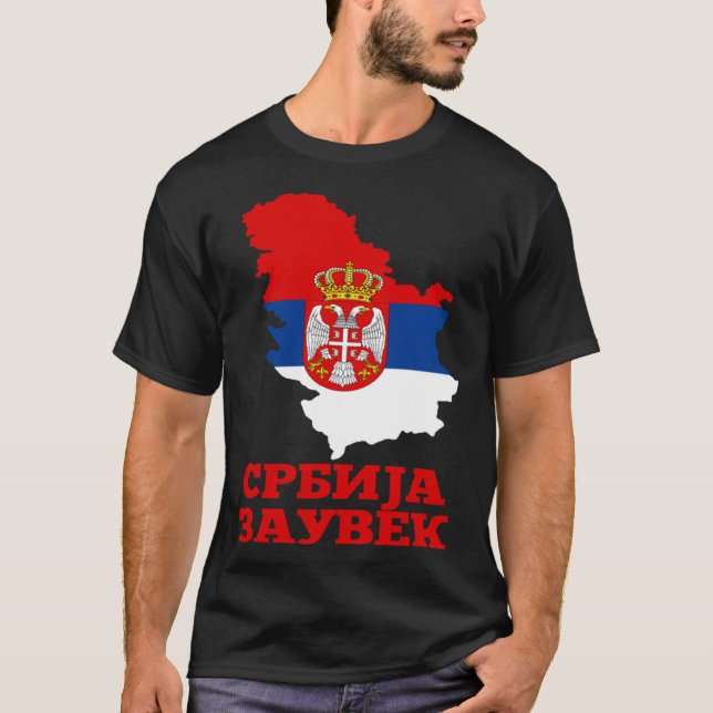 Camiseta Serbia Flag for Serbs Srbija Zauvek Srbin (Anverso)