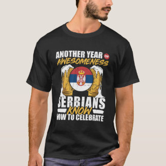Camiseta Serbia: Serbia, patrimonio serbio, orgullo de Serb