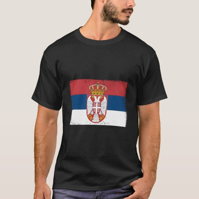 Camiseta Serbia Serbian Serbian Srbija Yugoslavija Belgrade (Anverso)