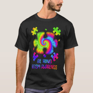 Camiseta Seré amable rompecabezas Piezas Tira de tinta auti