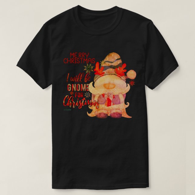 Camiseta SERÉ BUENO PARA NAVIDADES navidades graciosos (Diseño del anverso)