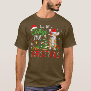 Camiseta Seré Corgi Para Navidades Santa Corgi Xmas Tree L