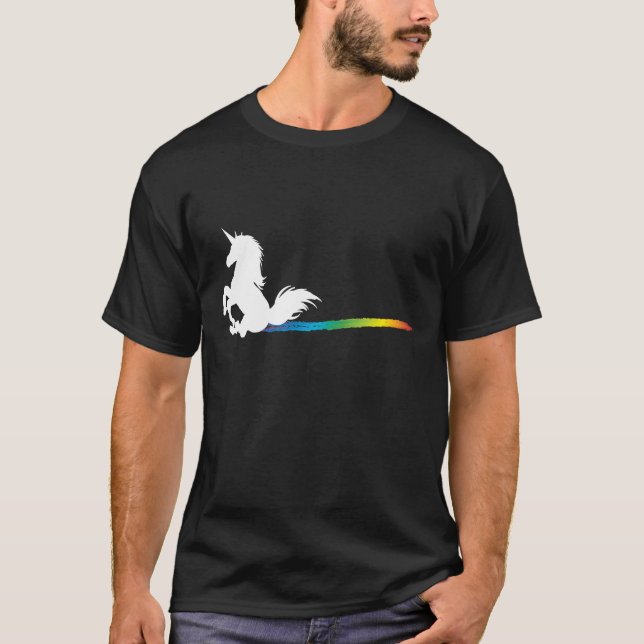 Camiseta Seré hoy un regalo del arco iris el Farting del (Anverso)