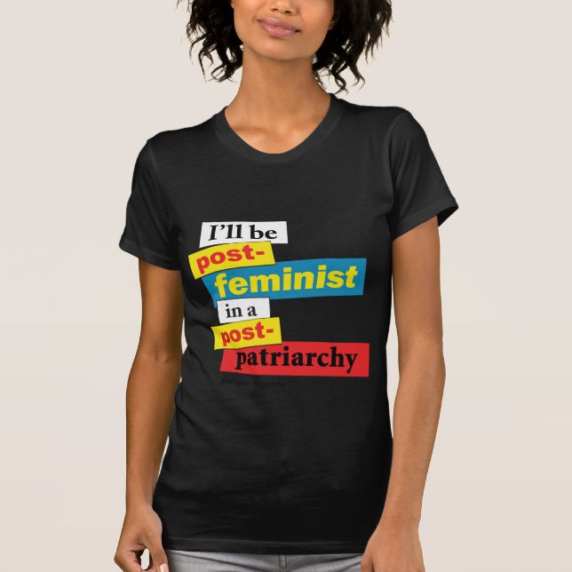 Camiseta Seré poste-feminista en un poste-PA… - Modificado (Anverso)
