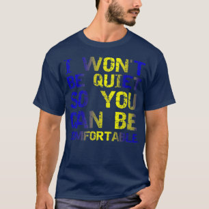 Camiseta Seré Silencioso Para Que Puedas Ser Cómodo Salven
