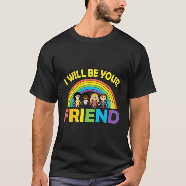Camiseta Seré Tu Amigo Sin Ataques (Anverso)