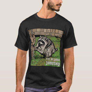 Camiseta Seré tu mapache Pop Art Jimoty
