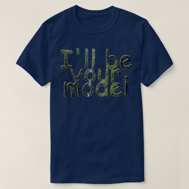 Camiseta Seré tu modelo (Diseño del anverso)