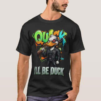 Camiseta Seré un pato – Diseño divertido de pato armado de