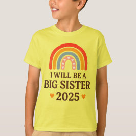 Camiseta Seré una hermana mayor 2025