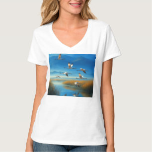 Camiseta Serena Escena de Lago en la Naturaleza co
