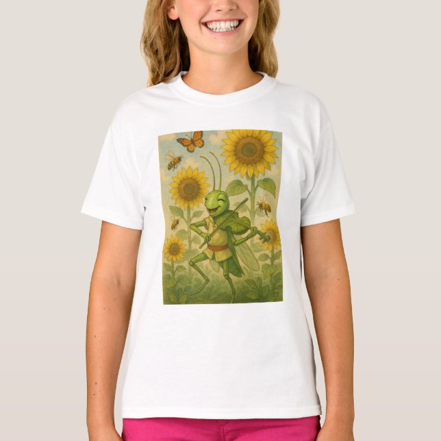 Camiseta Serenade de Verano: El alegre pastor Fiddler (Anverso)