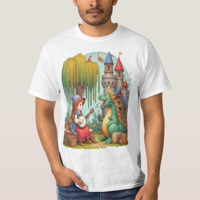 Camiseta Serenade Dragón Por Una princesa mística (Anverso)