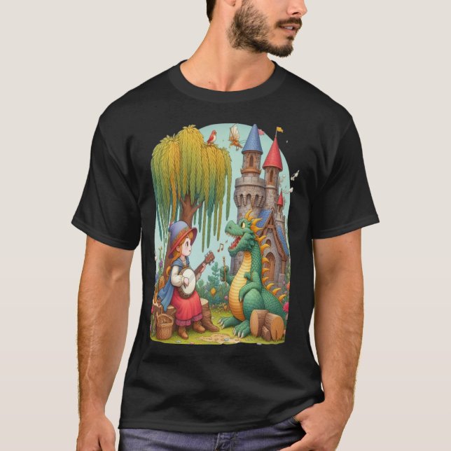 Camiseta Serenade Dragón Por Una princesa mística (Anverso)