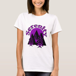 Camiseta SERENCIA | Cita de Black Purple Moon Tree