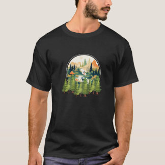 Camiseta Serene Forest Hike & Deer | Gráfico de Nature Love