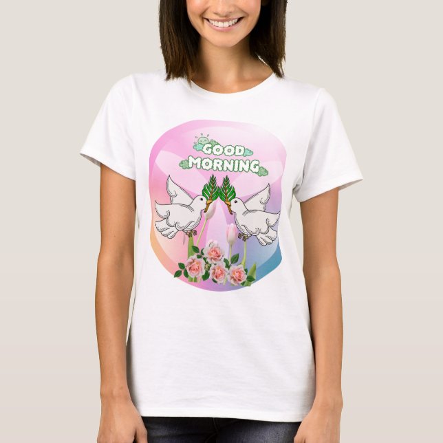 Camiseta Serene Morning Greeting (Anverso)