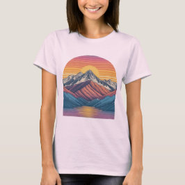 Camiseta Serene Mountain Sunrise
