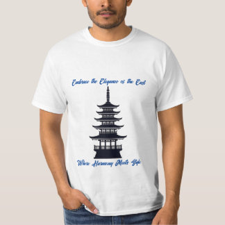 Camiseta Serene Pagoda Elegance