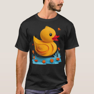 Camiseta Serene Papercut Rubber Duck