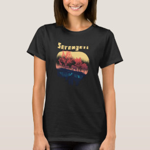 Camiseta Serengeti Africa Safari Elephant Parque Nacional G