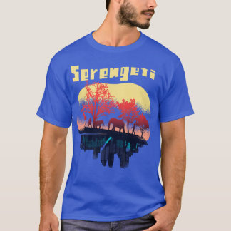 Camiseta Serengeti Africa Safari Elephant Parque Nacional G